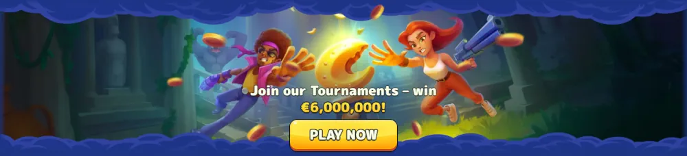 Pistolo €6.000.000 Preisgeldturnier Werbebanner.